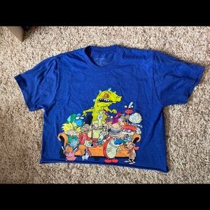 90’s Cartoon Crop Top T-shirt